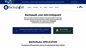 What Backup4all.com website looked like in 2019 (5 years ago)