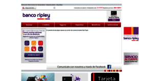 What Bancoripley.com.pe website looked like in 2019 (7 years ago)