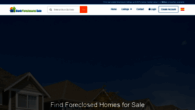 What Bankforeclosuressale.com website looked like in 2019 (5 years ago)