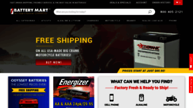 What Batterymart.com website looked like in 2019 (5 years ago)