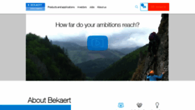 What Bekaert.com website looked like in 2019 (5 years ago)