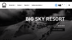 What Bigskyresort.com website looked like in 2019 (5 years ago)