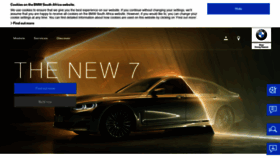 What Bmw.co.za website looked like in 2019 (5 years ago)