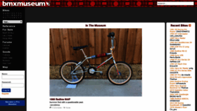 What Bmxmuseum.com website looked like in 2019 (5 years ago)