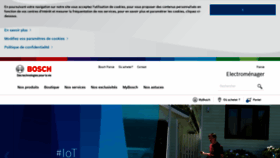 What Bosch-home.fr website looked like in 2019 (5 years ago)