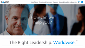 What Boyden.com website looked like in 2019 (6 years ago)