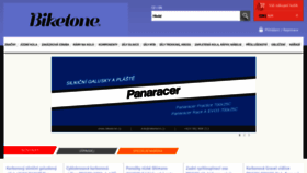 What Biketone.cz website looked like in 2019 (5 years ago)