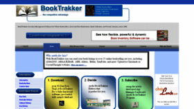 What Booktrakker.com website looked like in 2019 (5 years ago)