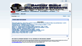 What Baptistbiblebelievers.com website looked like in 2019 (5 years ago)
