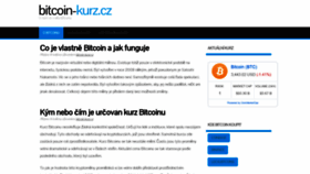 What Bitcoin-kurz.cz website looked like in 2019 (5 years ago)
