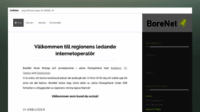 What Borenet.se website looked like in 2019 (5 years ago)