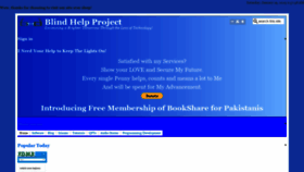 What Blindhelp.net website looked like in 2019 (5 years ago)