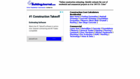 What Buildingjournal.com website looked like in 2019 (5 years ago)