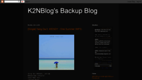 What Backup.k2nblog.com website looked like in 2019 (5 years ago)