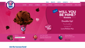 What Baskinrobbinsmea.com website looked like in 2019 (5 years ago)