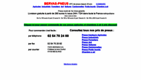 What Bervas.fr website looked like in 2019 (5 years ago)