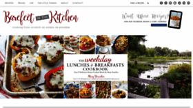 What Barefeetinthekitchen.com website looked like in 2019 (5 years ago)