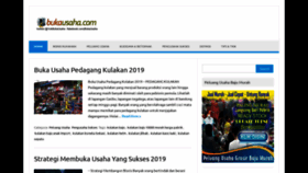 What Bukausaha.com website looked like in 2019 (5 years ago)