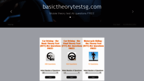 What Basictheorytestsg.com website looked like in 2019 (5 years ago)