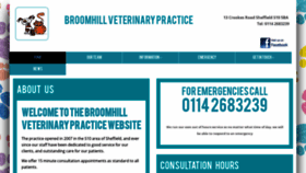 What Broomhillvet.co.uk website looked like in 2019 (5 years ago)