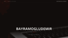 What Bayramogludemir.com website looked like in 2019 (5 years ago)