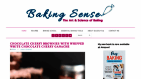 What Baking-sense.com website looked like in 2019 (5 years ago)