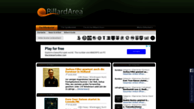 What Billardarea.de website looked like in 2019 (5 years ago)