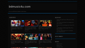 What Bdmusic4u.com website looked like in 2019 (5 years ago)