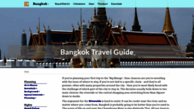 What Bangkokforvisitors.com website looked like in 2019 (5 years ago)