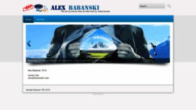 What Babanski.com website looked like in 2019 (5 years ago)