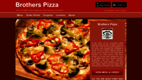 What Brotherspizzasf.com website looked like in 2019 (5 years ago)