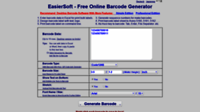 What Barcodegenerator.online website looked like in 2019 (5 years ago)