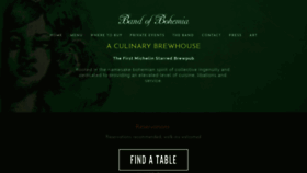 What Bandofbohemia.com website looked like in 2019 (5 years ago)