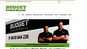What Budgetfurnitureremovals.com website looked like in 2019 (5 years ago)