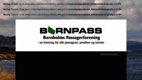 What Bornholms-passagerforening.dk website looked like in 2019 (5 years ago)