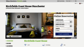 What Birchfields-guest-house.manchesters-hotels.com website looked like in 2019 (5 years ago)