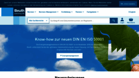 What Beuth.de website looked like in 2019 (5 years ago)