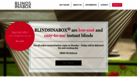 What Blindsinabox.co.uk website looked like in 2019 (5 years ago)
