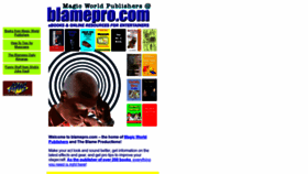 What Blamepro.com website looked like in 2019 (5 years ago)