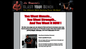 What Blastyourbench.com website looked like in 2019 (5 years ago)