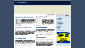 What Blanker.org website looked like in 2019 (5 years ago)