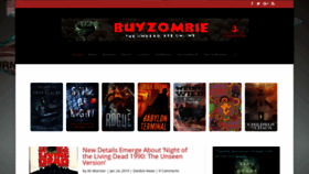 What Buyzombie.com website looked like in 2019 (5 years ago)