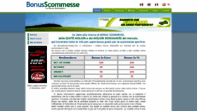What Bonusscommesse.com website looked like in 2019 (5 years ago)