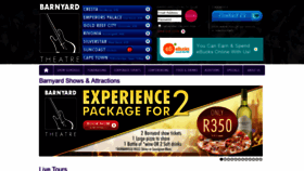 What Barnyardtheatre.co.za website looked like in 2019 (5 years ago)