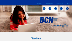 What Bch.cz website looked like in 2019 (5 years ago)