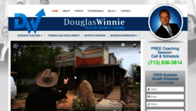 What Businesscoachdougwinnie.com website looked like in 2019 (5 years ago)