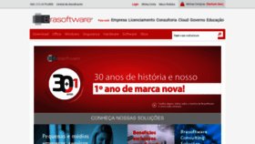 What Brasoftware.com.br website looked like in 2019 (5 years ago)
