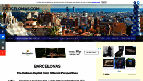 What Barcelonas.com website looked like in 2019 (5 years ago)