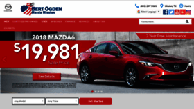 What Bertogdenmissionmazda.com website looked like in 2019 (5 years ago)