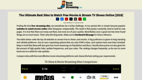 What Bestfreestreaming.com website looked like in 2019 (5 years ago)